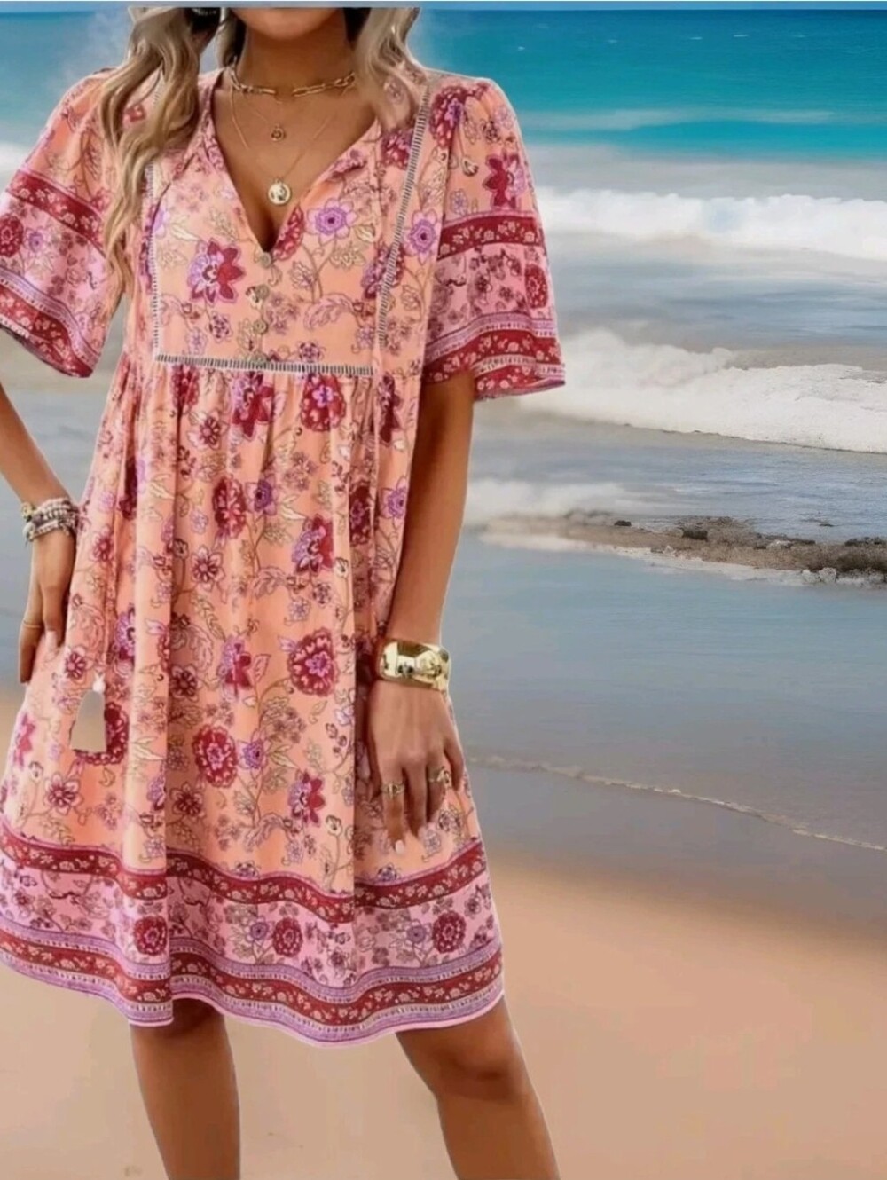 Beachsissi Boho Shift Dress